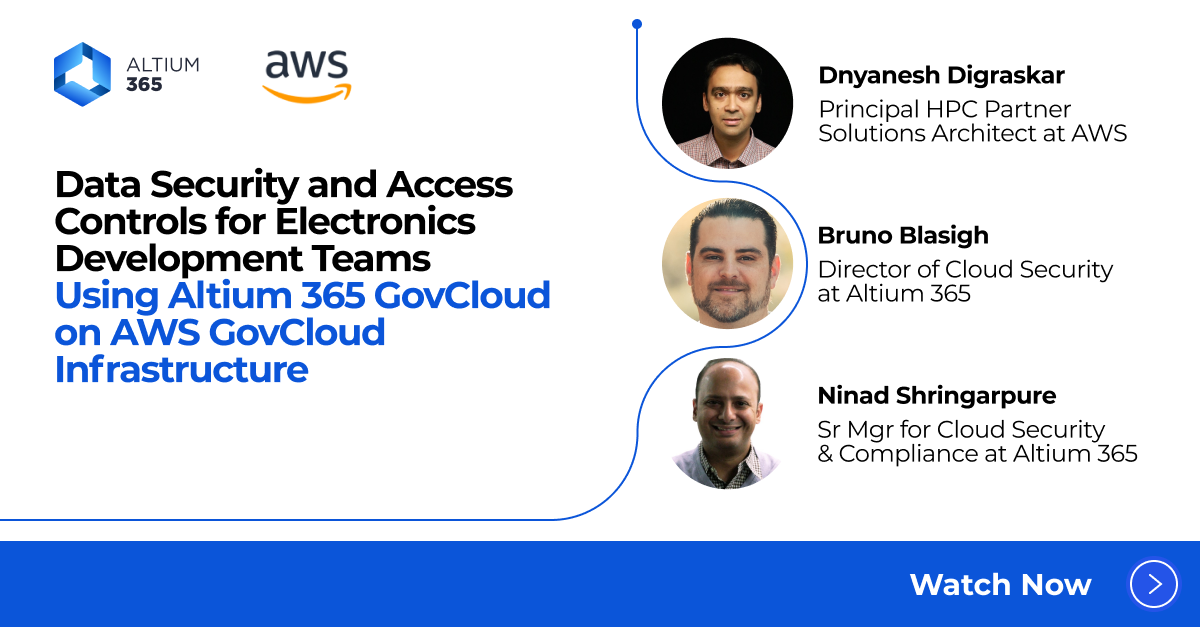 Altium 365 GovCloud on AWS Infrastructure