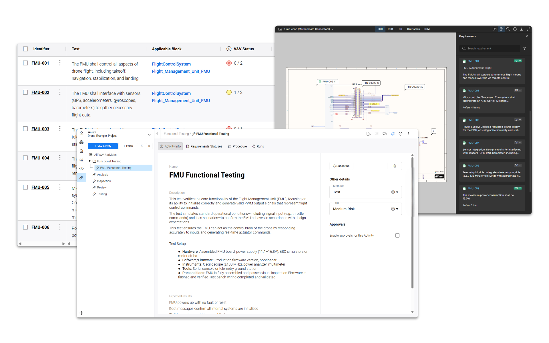 Altium Requirements Portal-Feature-Verification and Validation with Requirements