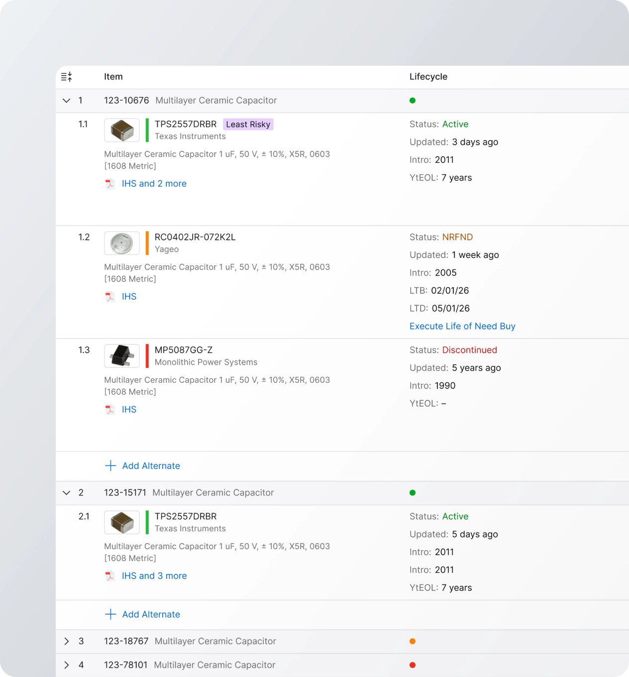 Component Lifecycle Tracking