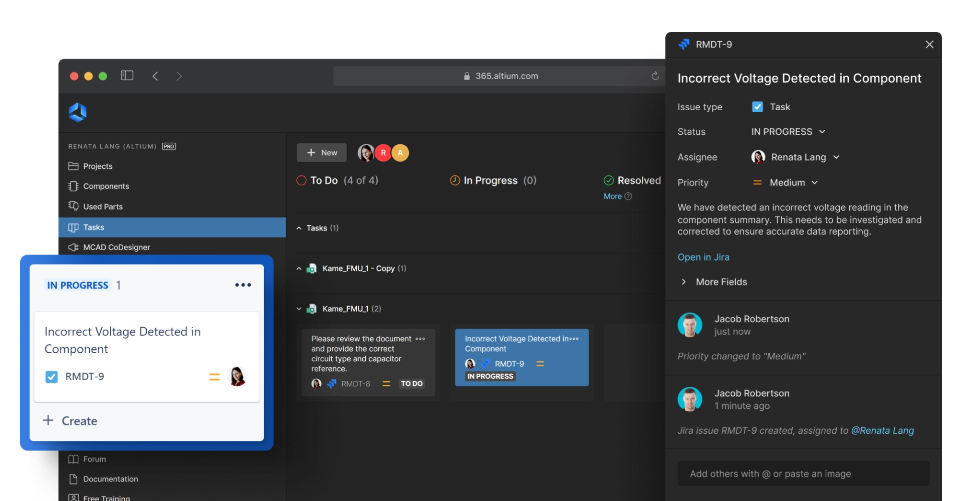 Keep New Parts and Project Management in Sync